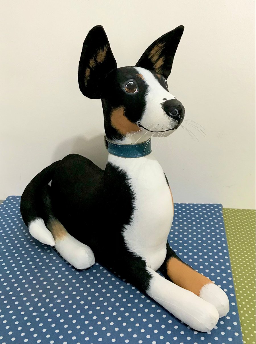 Laying Sheepdog Doorstop 