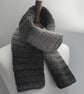 ladies Scarf Shades of Grey Ombre Style  - Image 1