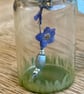 Forget-me-not memorial message in a jar for breavement or loss - Image 2