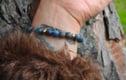 °stone bracelets on rubber°
