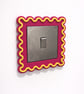 Handmade Scalloped Light Switch Surround – Decorative Stick-On Cover–33 Colours - Image 4