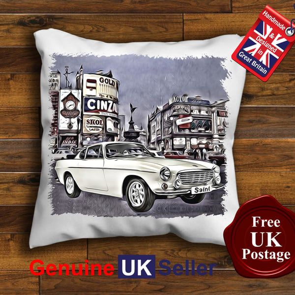 Volvo P1800 Cushion Cover, The Saint Car Choose Your Size