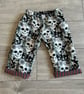 Reversible barrel leg pants 