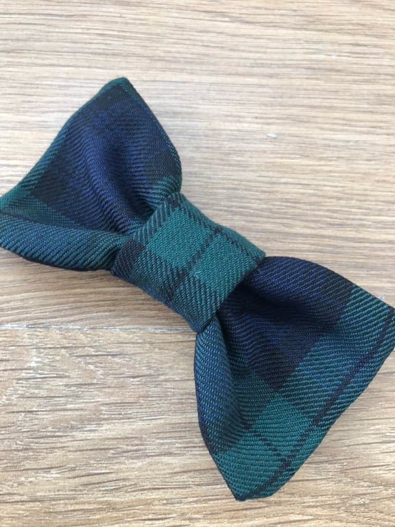 Black Watch Tartan hair bow, babies, children