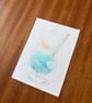 "Ice Cream Blue Soda" Riso Print - Image 1