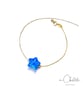 Large Light Blue Star 3D Opal With 925 Sterling Silver Bracelet - Image 4