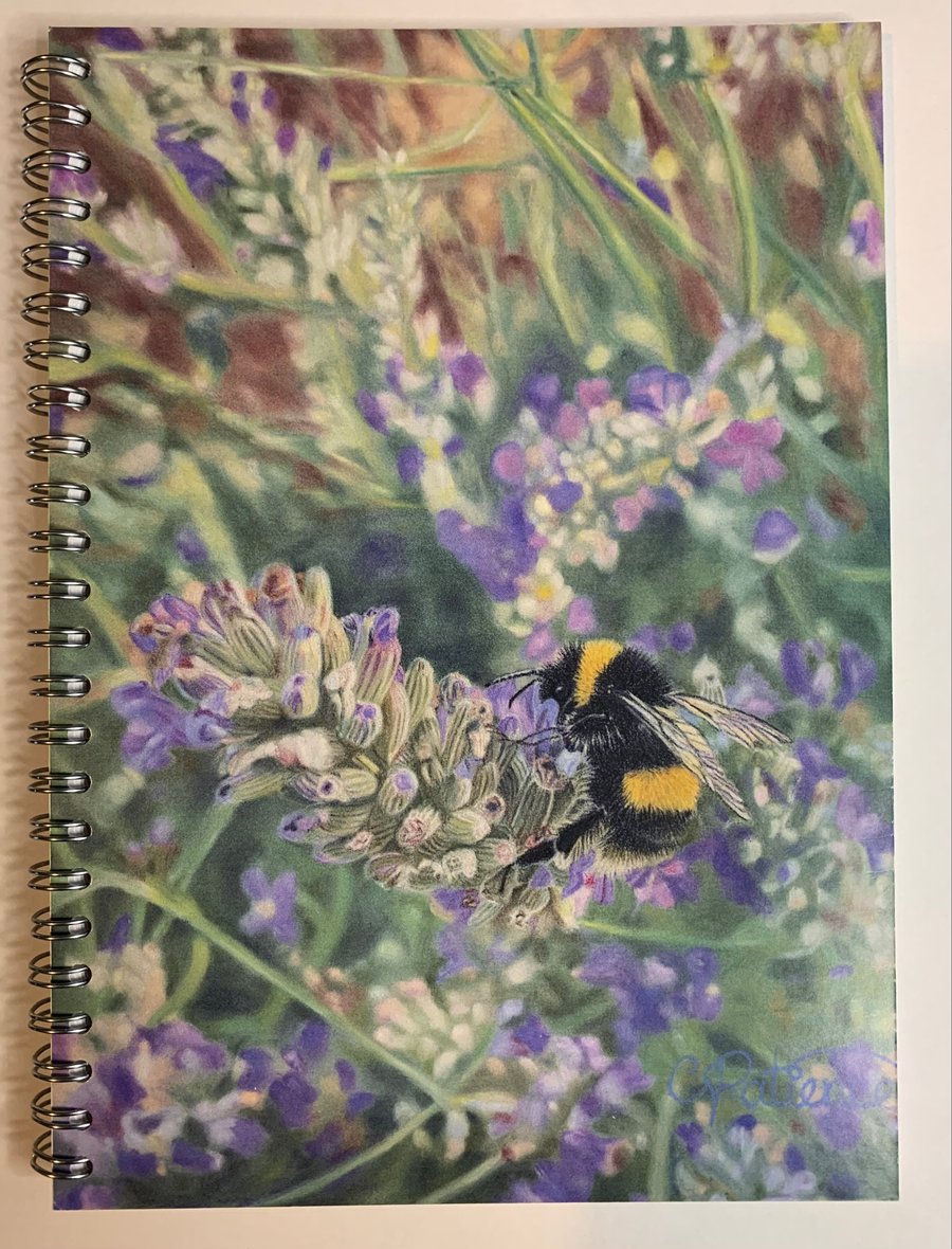 ‘Lavender Bounty’ Bee Notebook, Sketchpad
