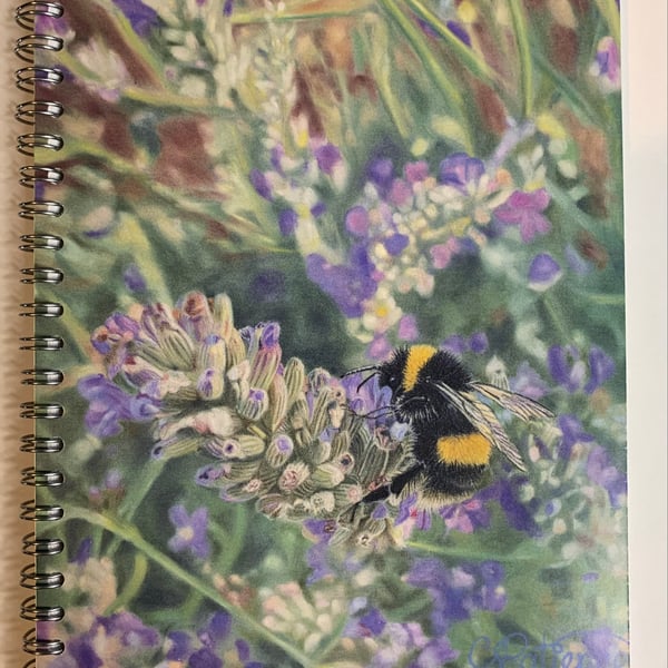 ‘Lavender Bounty’ Bee Notebook, Sketchpad