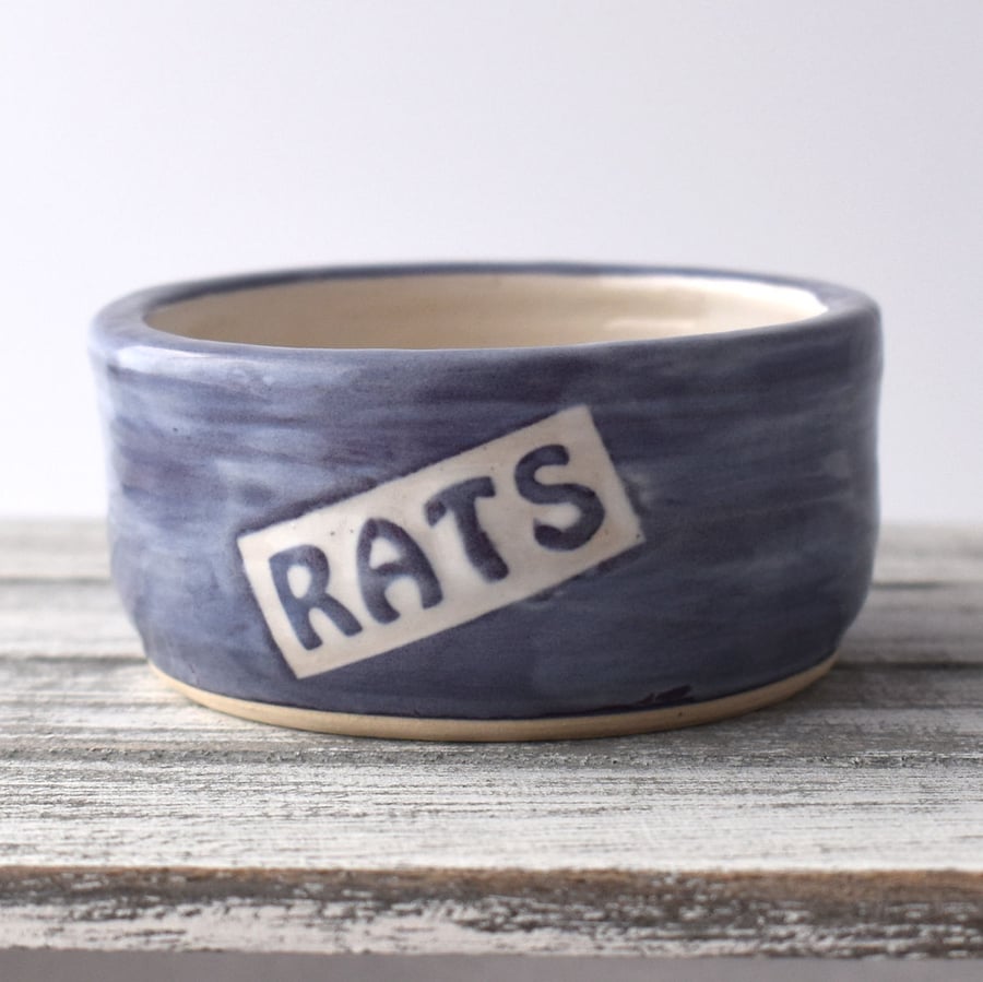 A100 Pet rat bowl RATS (UK postage free)
