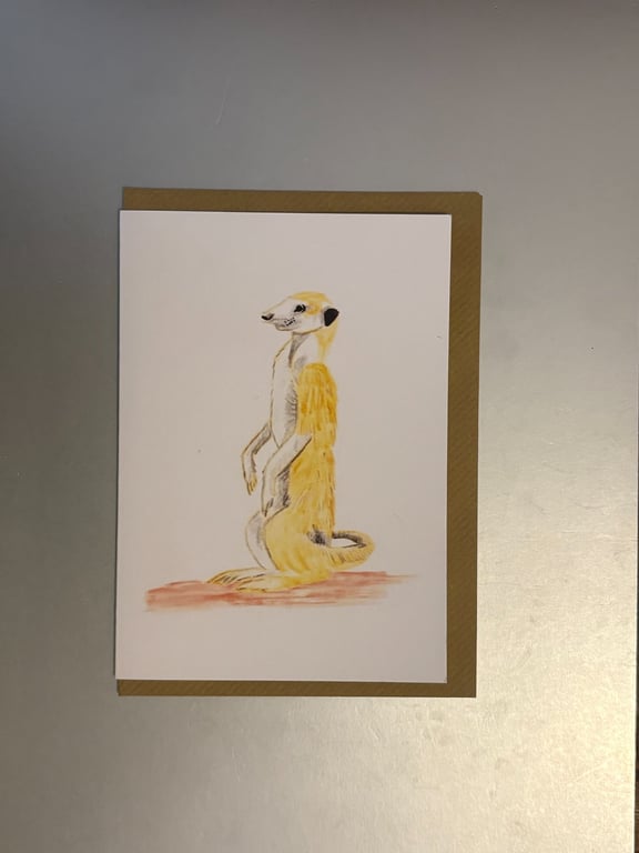 Meerkat A5 Greeting Card