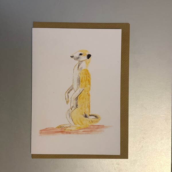 Meerkat A5 Greeting Card