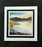 Open Occasion Greetings Card. Of A Sunset Lake. Handpainted Watercolour. - Image 6