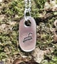 ASTRONOMICAL CONSTELLATION STARSIGN Hand Stamped Pewter Necklace - Image 2