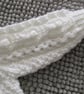16" White Aran Jacket with Hood - Image 3