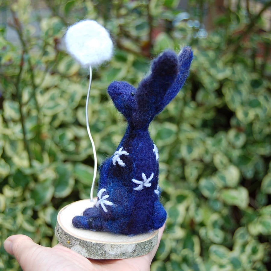 Starry night hare, blue hare, lepus hare, constellation hare, celestial hare