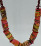 Cocoa Spice Paper Bead Necklace  - Image 5