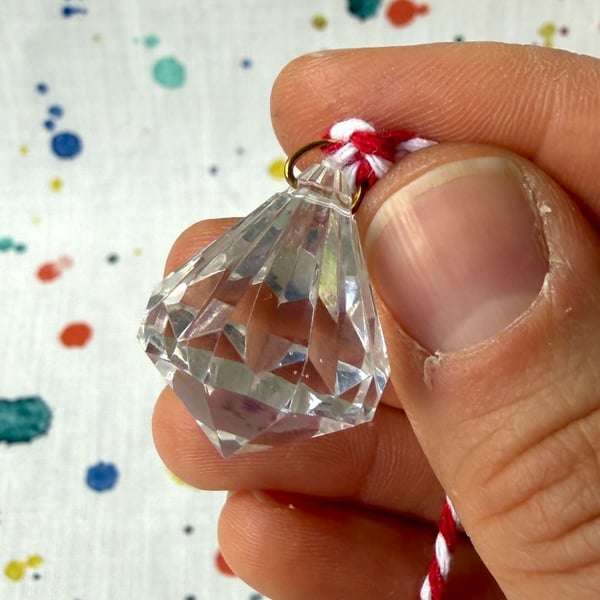 Faux Gem Ornament - Old Stock - Super Seconds