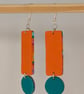 Splashes of colour drop earrings  - Image 5