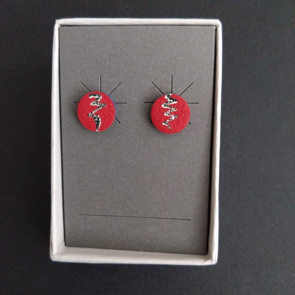 Leather Earrings 