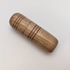 Very small hand-turned needle case (maple)