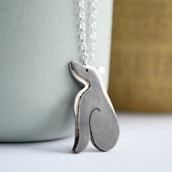 Little badger pendant