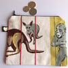 Vintage zoo coin purse