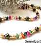 Multicoloured  Pebble Quartz & Shell Pearl Necklace  - Image 5
