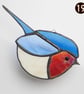 Stained Glass Robin Suncatcher Decoration - Image 5