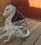 Wire Dragon Sculpture - Silver - Image 5
