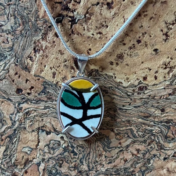 Handcrafted Pendant Necklace, Unique Eco Gifts, Christmas & Birthday Gift Ideas.