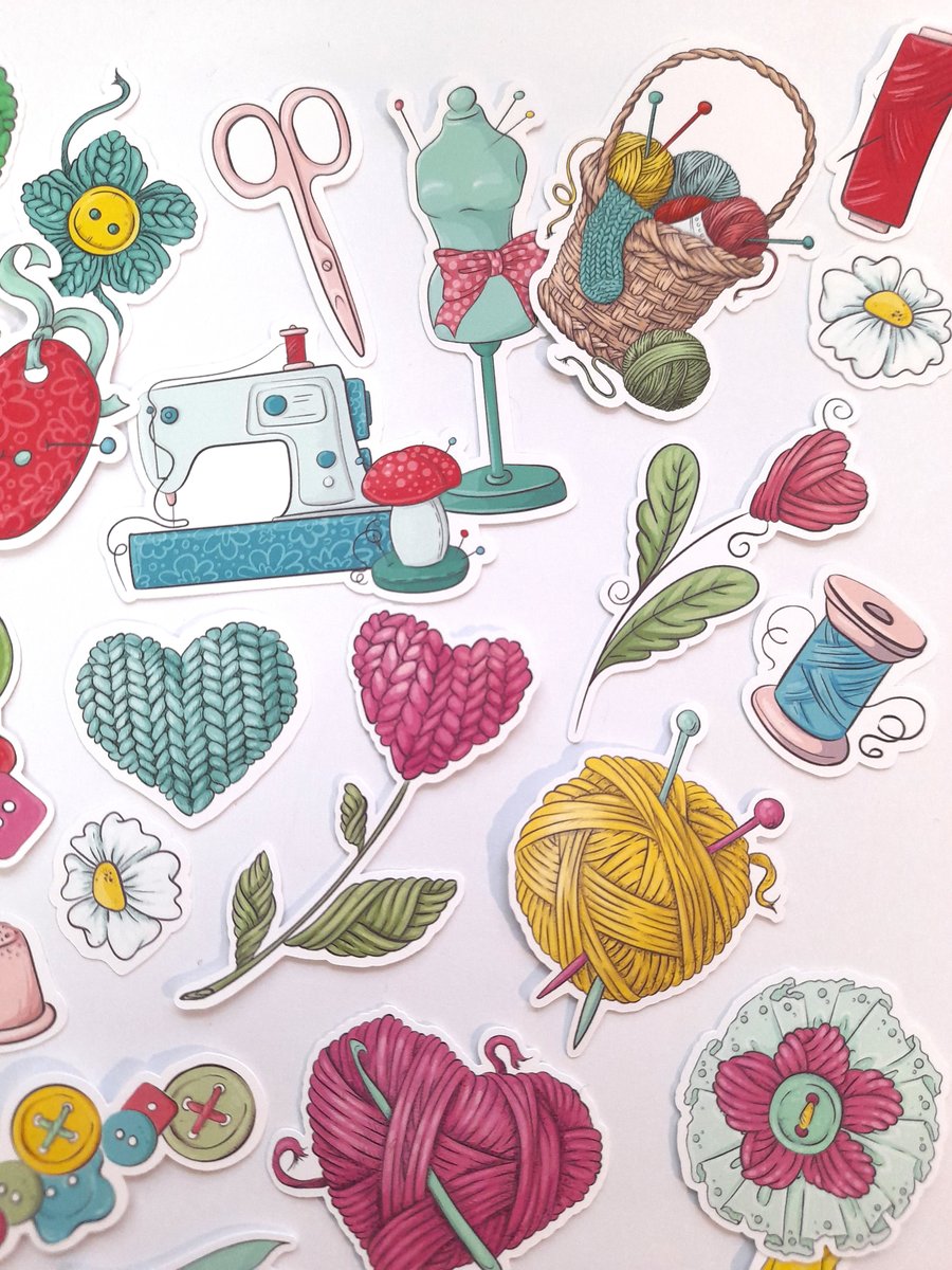 Craft and Hobby themed die cuts, ephemera card topper embellishments