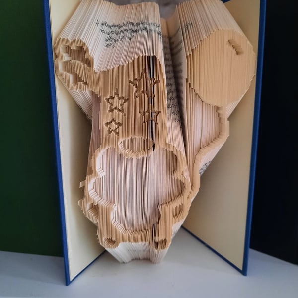 Gnome with Balloon COMBI Book Folding Pattern - EMAILED PDF PATTERN