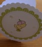 Round Easter Card - Chick with Petal Hat - Image 10