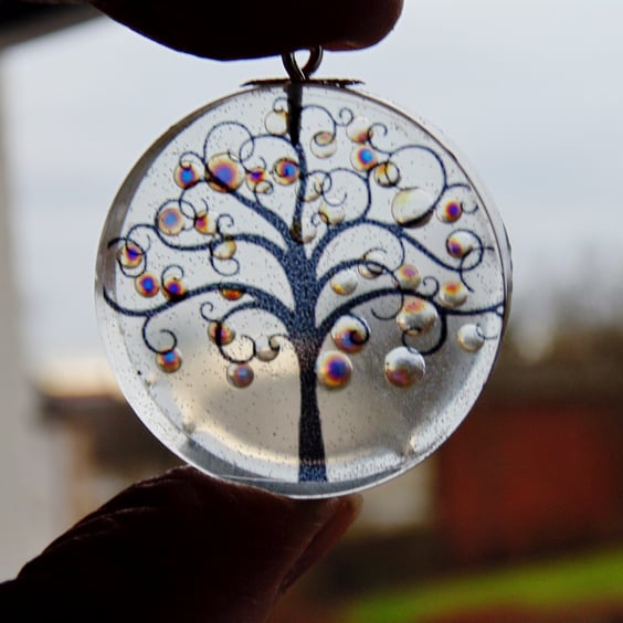 Tree Pendant, Winter Tree Pendant, Tree of Life Necklace