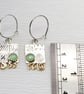 Aqua Chalcedony contemporary handmade earrings. choice of stones. Matching S. - Image 4