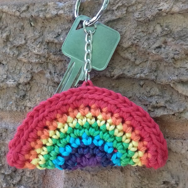 Rainbow Keyring - Includes Charitable Donation Free Delivery 