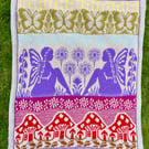 Fairy Dust Mosaic Crochet Blanket – Handmade Throw – 52 x 62 inches