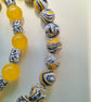 Handmade Lace Malachite and Yellow Jade bracelet  - Image 4