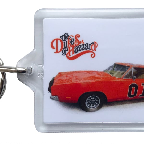 Dodge Charger R-T 1969 (Dukes of Hazzard) - Keyring with 50x35mm Insert
