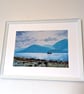 A Winter Sunset in the Kyles Art Print  - Image 3
