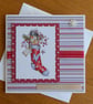 Snowman in a Stocking Christmas Card - A Very Merry Christmas - Image 7