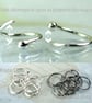 Silver Sleeper Hoops 10 mm Earrings Sterling Sleepers in Pairs  - Image 6
