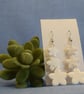 Trio Flower Drop Earrings