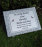 Personalised Grave Marker Grave Stone Memorial marker Plaque Granite Grave Mark  - Image 1