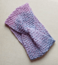 HAND KNIT Ladies Blueberry Ice Headband - Image 2