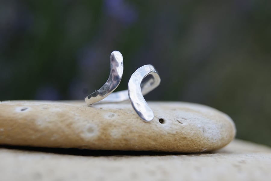 Sterling Silver handmade Toe ring or Midi ring 