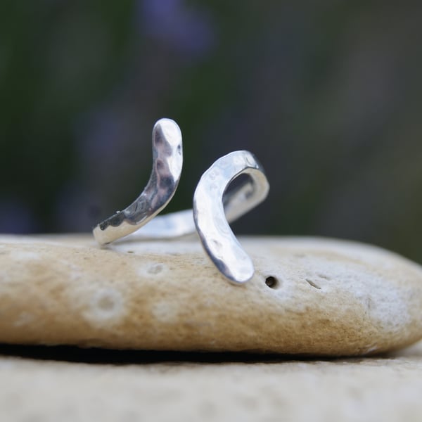 Sterling Silver handmade Toe ring or Midi ring 