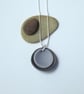 Necklacet CHOOSE COLOUR orange, yellow, red, Ceramic 2 Dome Pendant 3 UK Postage - Image 4