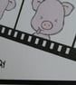 Film Roll Birthday Card - Pigs - Image 2