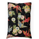 Origami Crane Book Sleeve – Japanese Cotton Book Protector with Coconut Button
